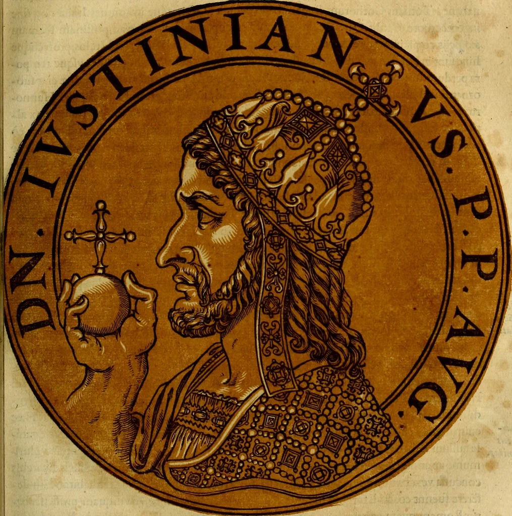 An illustration from Icones imperatorvm romanorvm, ex priscis numismatibus ad viuum delineatae, & breui narratione historicâ, 1645, leaf 202