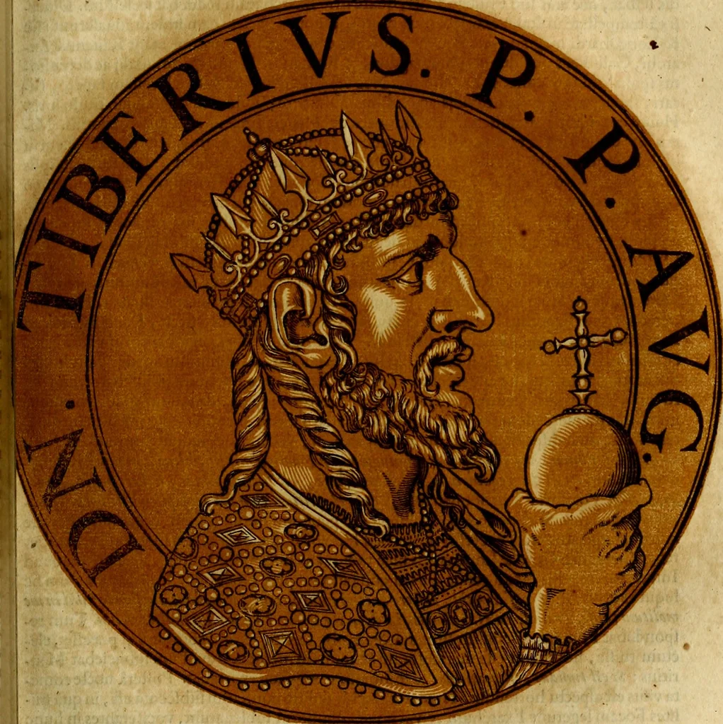 An illustration from Icones imperatorvm romanorvm, ex priscis numismatibus ad viuum delineatae, & breui narratione historicâ, 1645, leaf 206
