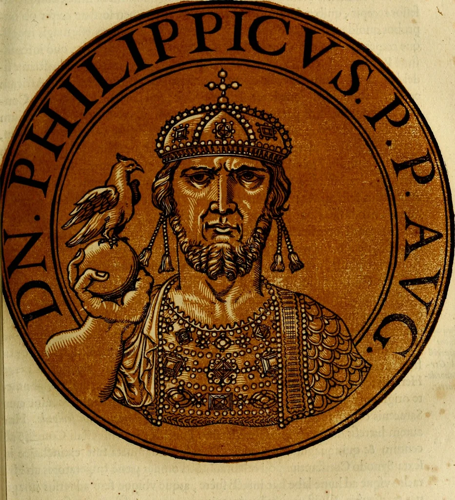 An illustration from Icones imperatorvm romanorvm, ex priscis numismatibus ad viuum delineatae, & breui narratione historicâ, 1645, leaf 224
