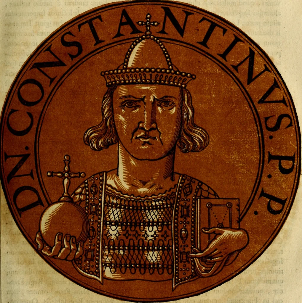 An illustration from Icones imperatorvm romanorvm, ex priscis numismatibus ad viuum delineatae, & breui narratione historicâ, 1645, leaf 232