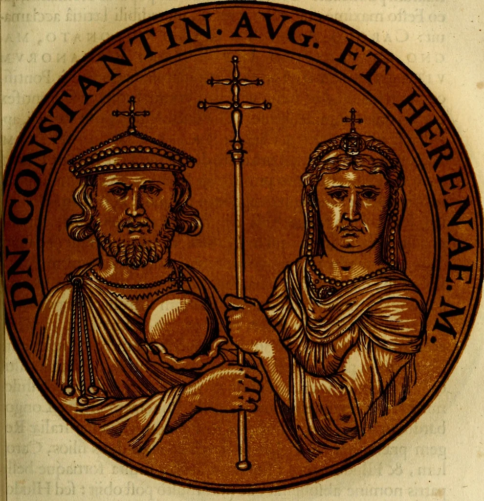 An illustration from Icones imperatorvm romanorvm, ex priscis numismatibus ad viuum delineatae, & breui narratione historicâ, 1645, leaf 236