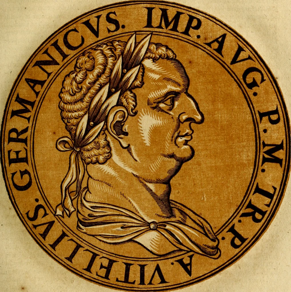 An illustration from Icones imperatorvm romanorvm, ex priscis numismatibus ad viuum delineatae, & breui narratione historicâ, 1645, leaf 38