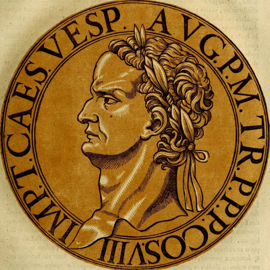 An illustration from Icones imperatorvm romanorvm, ex priscis numismatibus ad viuum delineatae, & breui narratione historicâ, 1645, leaf 42