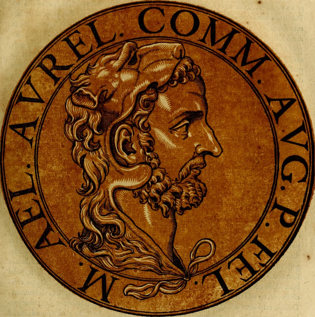 An illustration from Icones imperatorvm romanorvm, ex priscis numismatibus ad viuum delineatae, & breui narratione historicâ, 1645, leaf 58