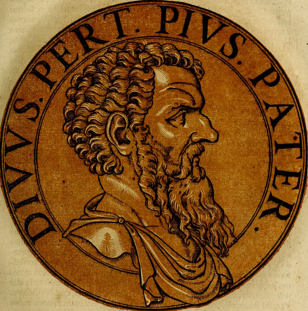 An illustration from Icones imperatorvm romanorvm, ex priscis numismatibus ad viuum delineatae, & breui narratione historicâ, 1645, leaf 60