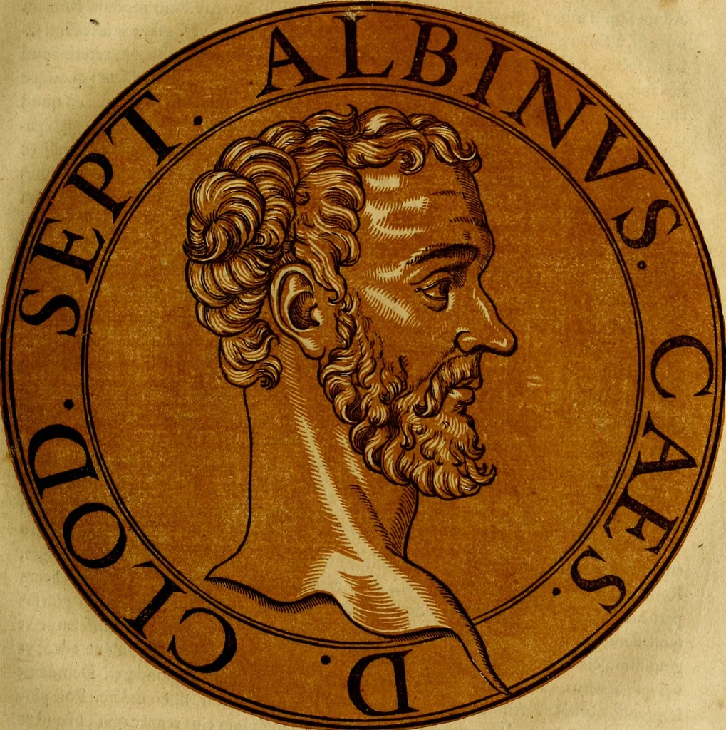 An illustration from Icones imperatorvm romanorvm, ex priscis numismatibus ad viuum delineatae, & breui narratione historicâ, 1645, leaf 68