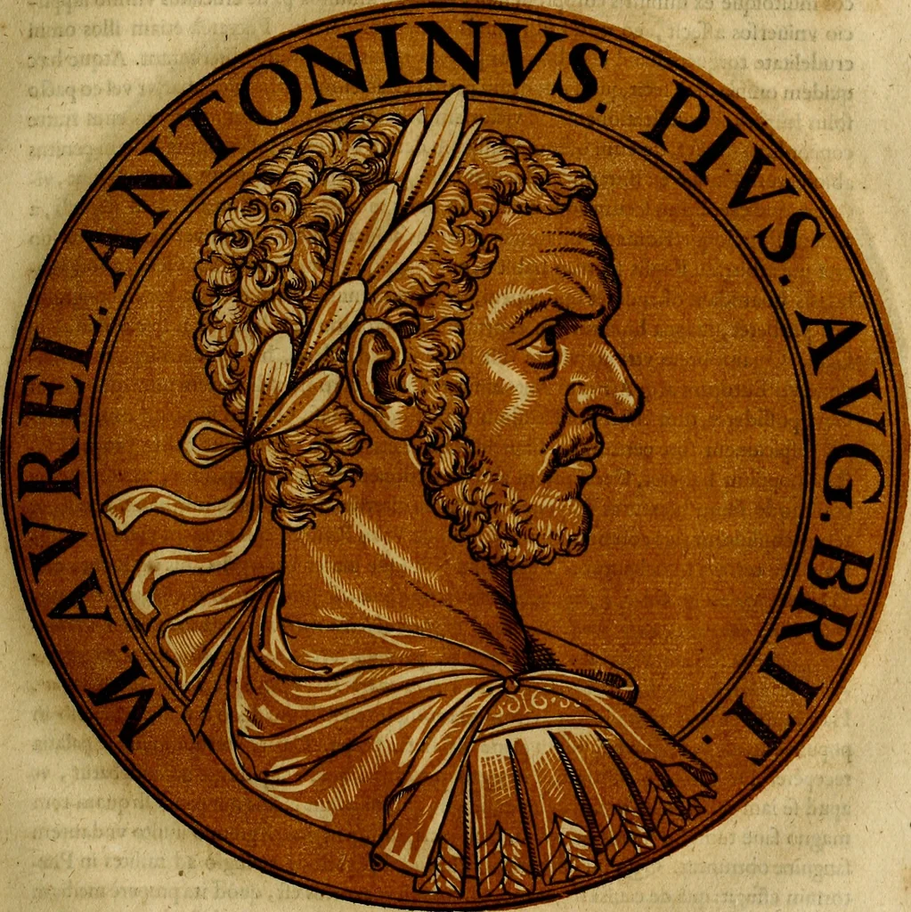 An illustration from Icones imperatorvm romanorvm, ex priscis numismatibus ad viuum delineatae, & breui narratione historicâ, 1645, leaf 70