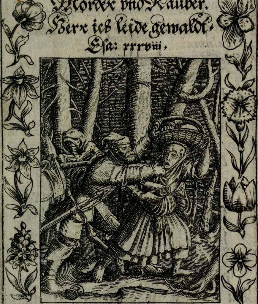 An illustration from Icones mortis : sexaginta imaginibus, totidemq[ue], 1648, leaf 130