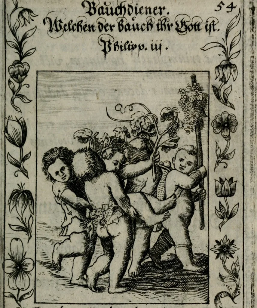 An illustration from Icones mortis : sexaginta imaginibus, totidemq[ue], 1648, leaf 140