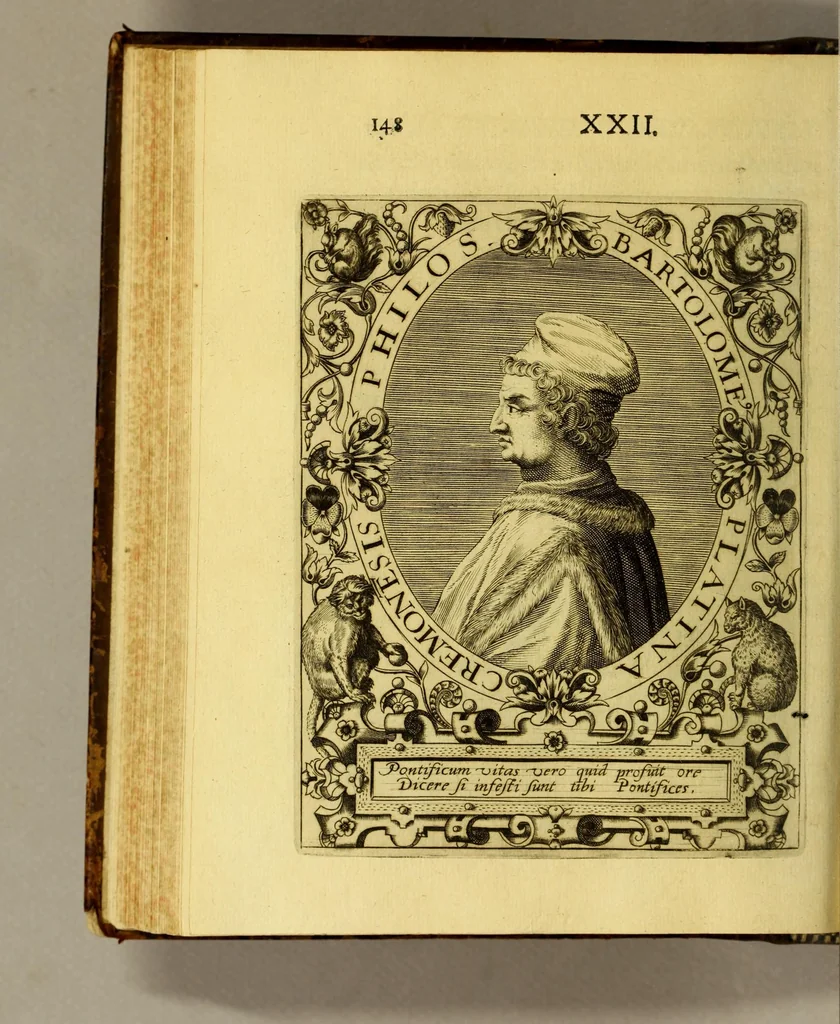 An illustration from Icones quinquaginta virorum illustrium doctrina & eruditione præstantium ad vivum effictæ, : cum eorum vitis, 1597, leaf 152