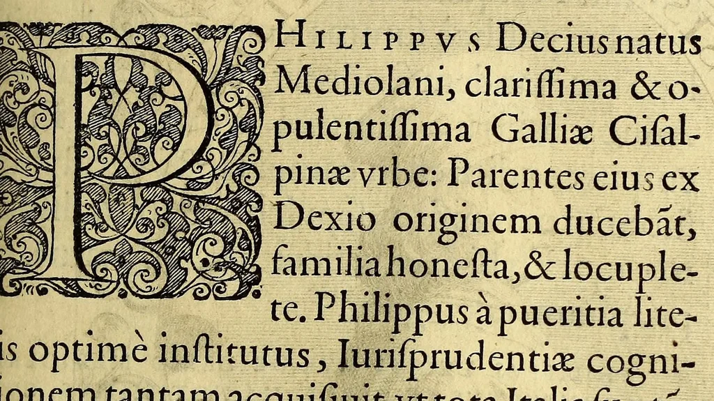 An illustration from Icones quinquaginta virorum illustrium doctrina & eruditione præstantium ad vivum effictæ, : cum eorum vitis, 1597, leaf 211