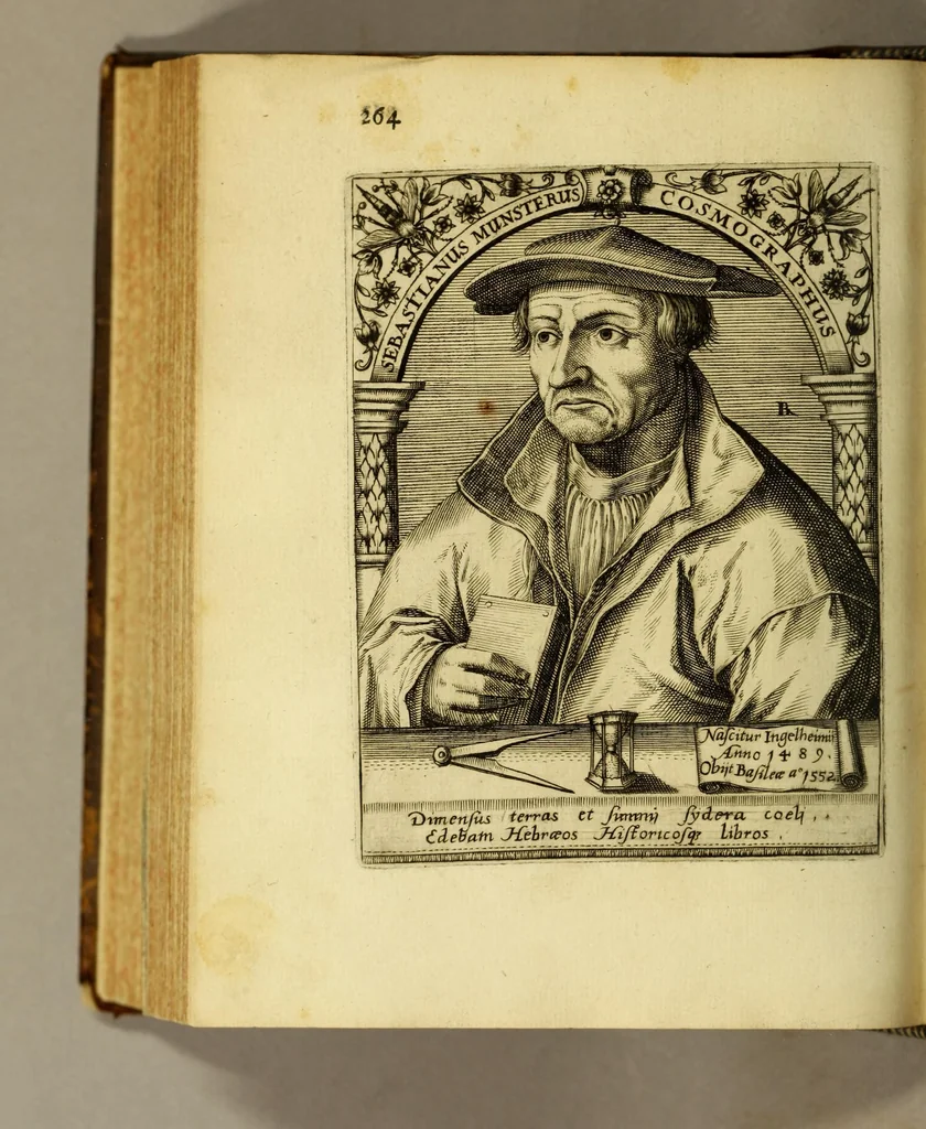 An illustration from Icones quinquaginta virorum illustrium doctrina & eruditione præstantium ad vivum effictæ, : cum eorum vitis, 1597, leaf 558