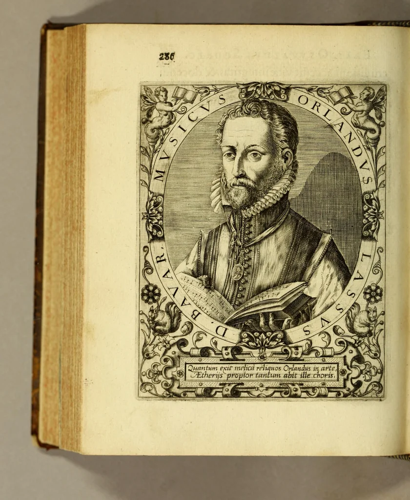An illustration from Icones quinquaginta virorum illustrium doctrina & eruditione præstantium ad vivum effictæ, : cum eorum vitis, 1597, leaf 586