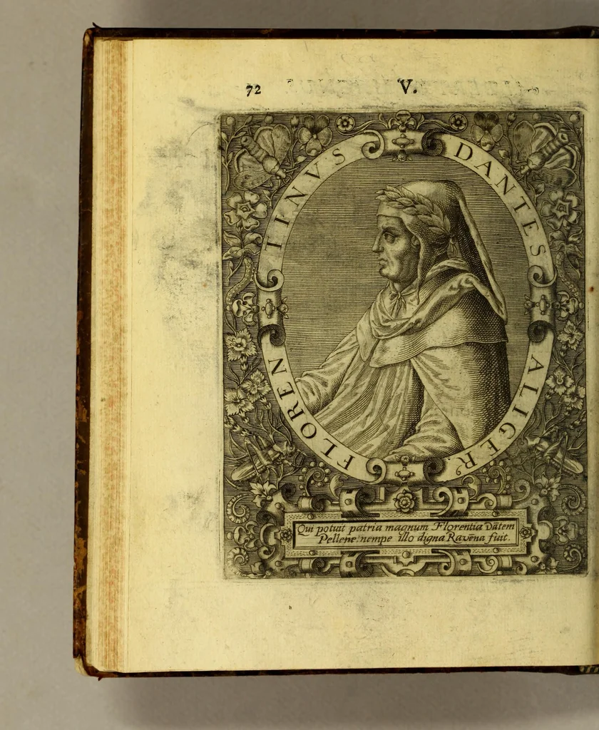 An illustration from Icones quinquaginta virorum illustrium doctrina & eruditione præstantium ad vivum effictæ, : cum eorum vitis, 1597, leaf 76