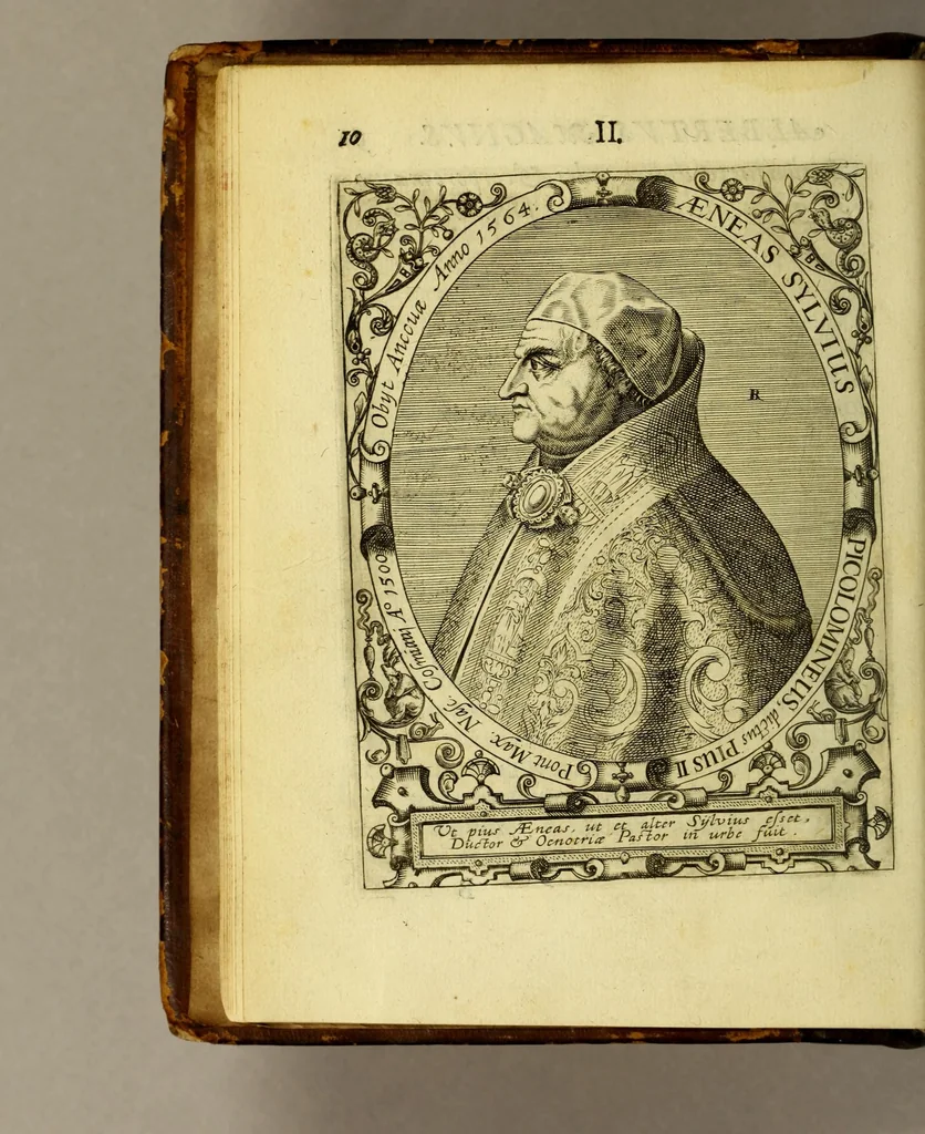 An illustration from Icones quinquaginta virorum illustrium doctrina & eruditione præstantium ad vivum effictæ, : cum eorum vitis, 1597, leaf 22