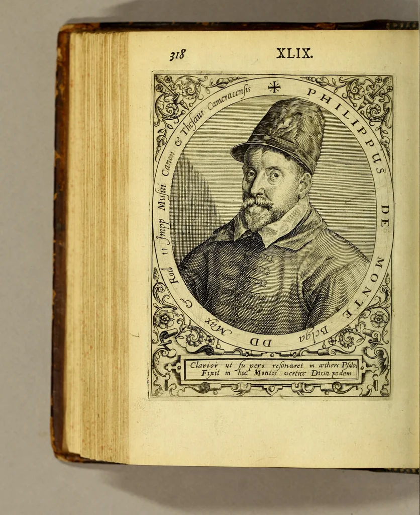 An illustration from Icones quinquaginta virorum illustrium doctrina & eruditione præstantium ad vivum effictæ, : cum eorum vitis, 1597, leaf 330