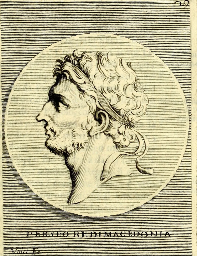An illustration from Iconografia, cioè disegni d'imagini de famosissimi monarchi, regi, filosofi, poeti ed oratori dell'antichità, cauati, 1669, leaf 152