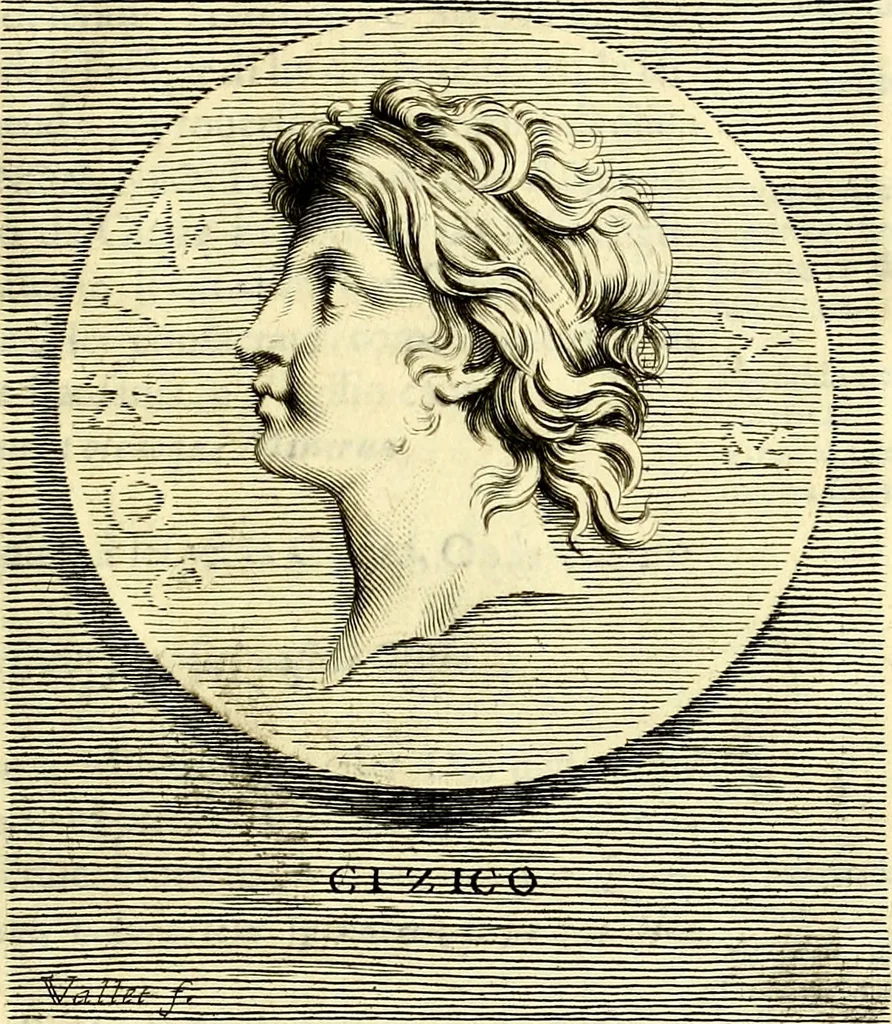 An illustration from Iconografia, cioè disegni d'imagini de famosissimi monarchi, regi, filosofi, poeti ed oratori dell'antichità, cauati, 1669, leaf 194