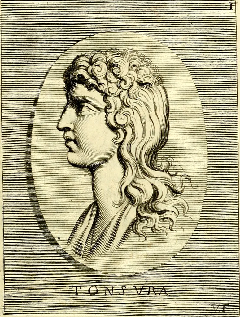An illustration from Iconografia, cioè disegni d'imagini de famosissimi monarchi, regi, filosofi, poeti ed oratori dell'antichità, cauati, 1669, leaf 22