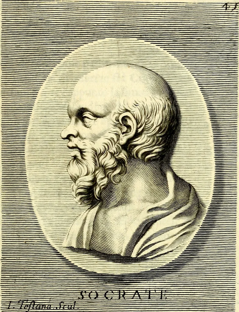 An illustration from Iconografia, cioè disegni d'imagini de famosissimi monarchi, regi, filosofi, poeti ed oratori dell'antichità, cauati, 1669, leaf 224