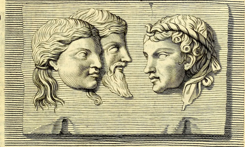 An illustration from Iconografia, cioè disegni d'imagini de famosissimi monarchi, regi, filosofi, poeti ed oratori dell'antichità, cauati, 1669, leaf 236