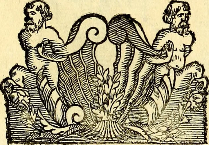 An illustration from Iconografia, cioè disegni d'imagini de famosissimi monarchi, regi, filosofi, poeti ed oratori dell'antichità, cauati, 1669, leaf 258