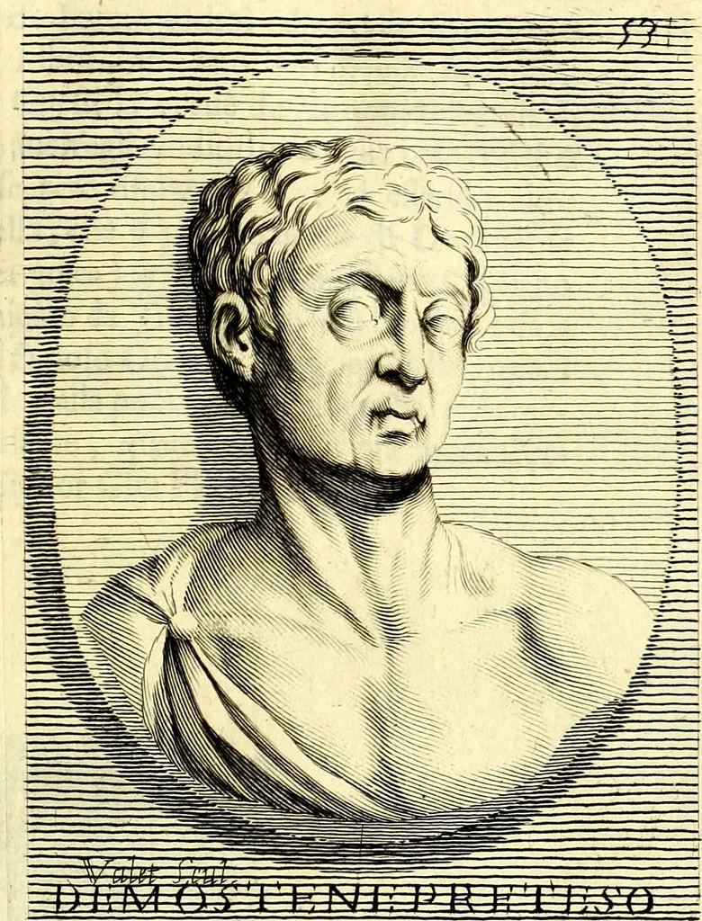 An illustration from Iconografia, cioè disegni d'imagini de famosissimi monarchi, regi, filosofi, poeti ed oratori dell'antichità, cauati, 1669, leaf 260