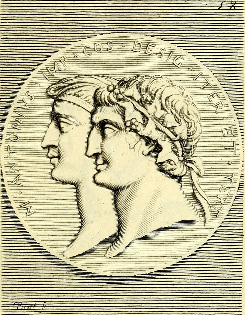 An illustration from Iconografia, cioè disegni d'imagini de famosissimi monarchi, regi, filosofi, poeti ed oratori dell'antichità, cauati, 1669, leaf 276