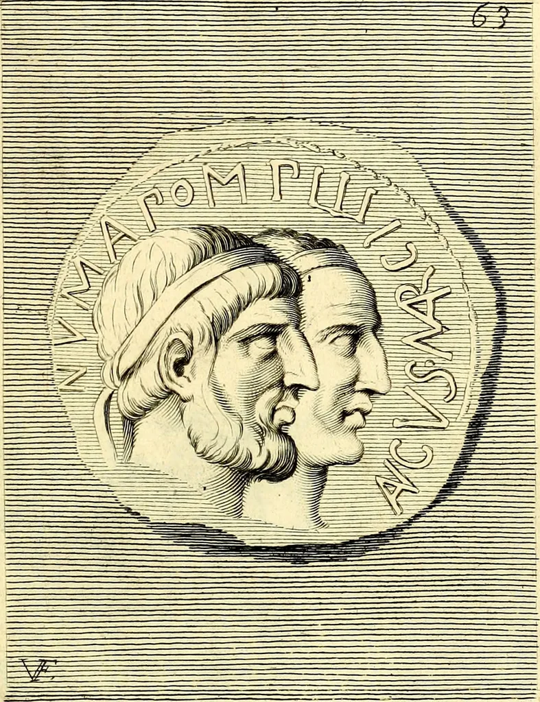 An illustration from Iconografia, cioè disegni d'imagini de famosissimi monarchi, regi, filosofi, poeti ed oratori dell'antichità, cauati, 1669, leaf 296