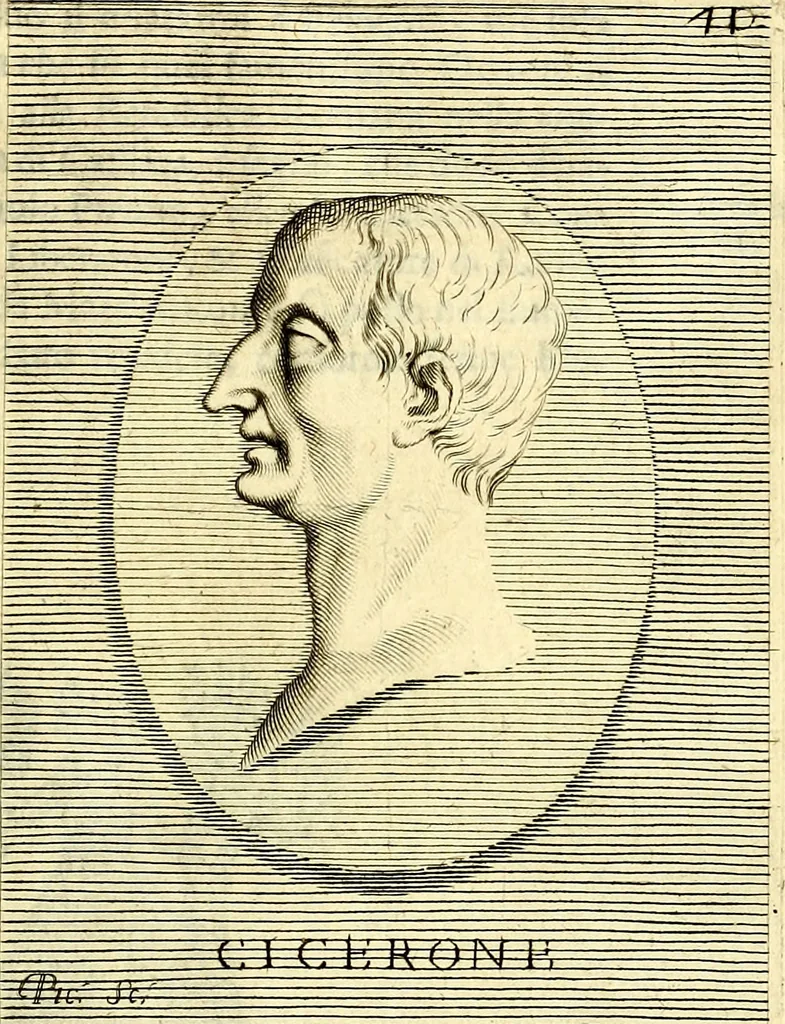 An illustration from Iconografia, cioè disegni d'imagini de famosissimi monarchi, regi, filosofi, poeti ed oratori dell'antichità, cauati, 1669, leaf 328