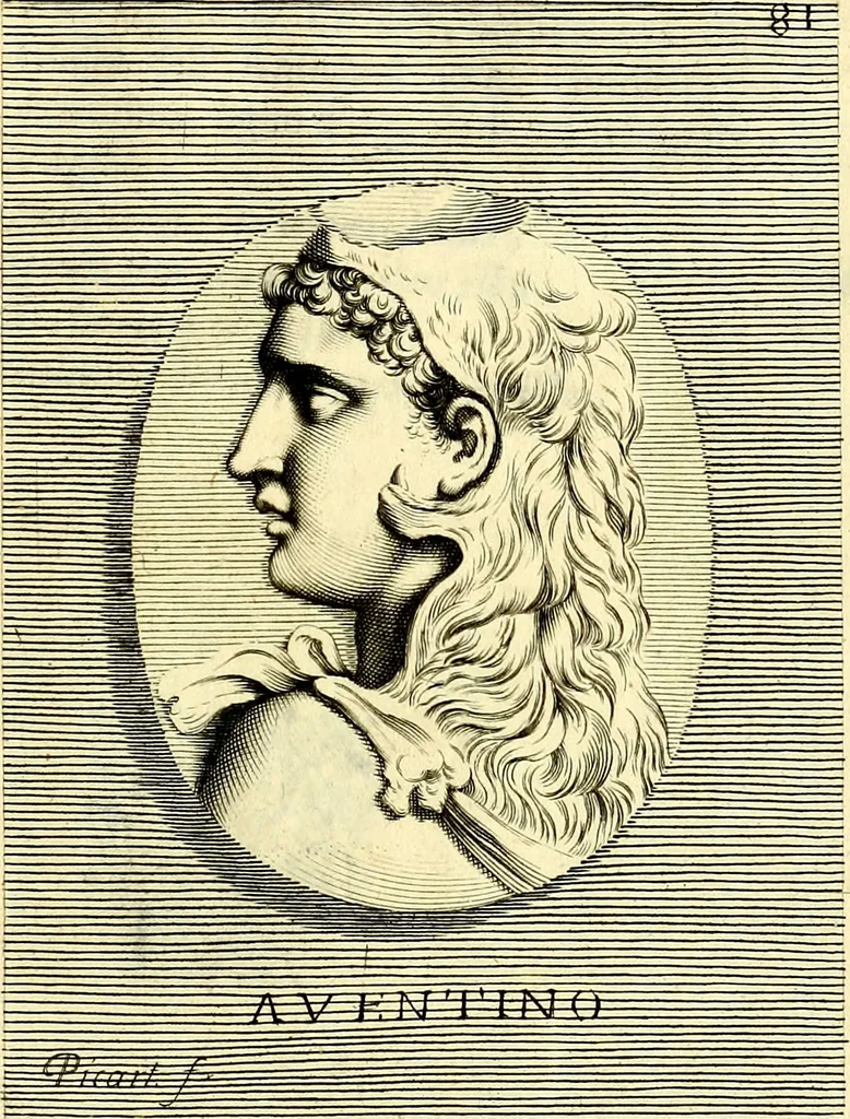 An illustration from Iconografia, cioè disegni d'imagini de famosissimi monarchi, regi, filosofi, poeti ed oratori dell'antichità, cauati, 1669, leaf 368