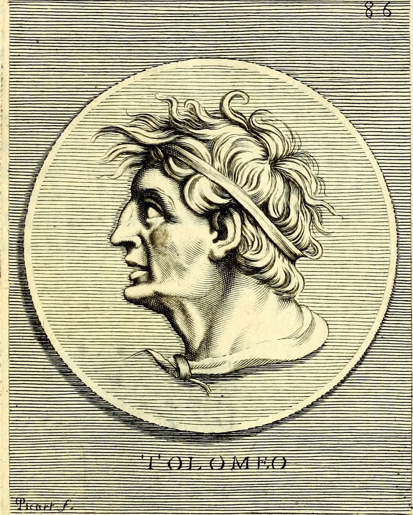 An illustration from Iconografia, cioè disegni d'imagini de famosissimi monarchi, regi, filosofi, poeti ed oratori dell'antichità, cauati, 1669, leaf 388