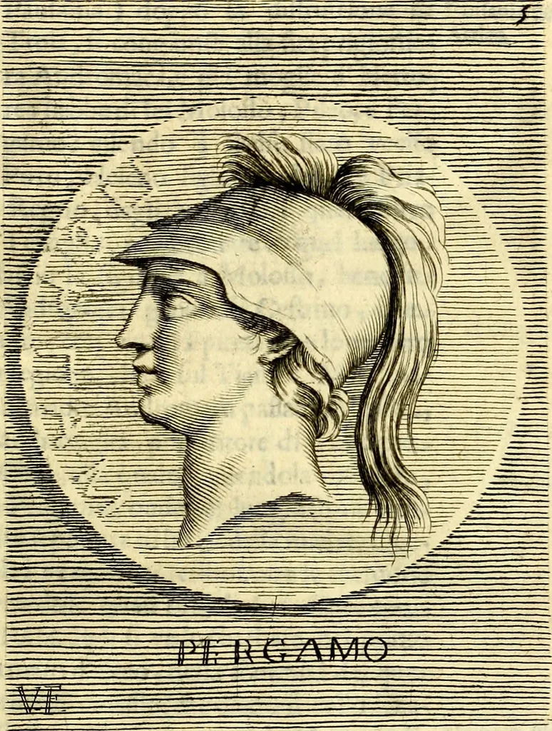 An illustration from Iconografia, cioè disegni d'imagini de famosissimi monarchi, regi, filosofi, poeti ed oratori dell'antichità, cauati, 1669, leaf 42