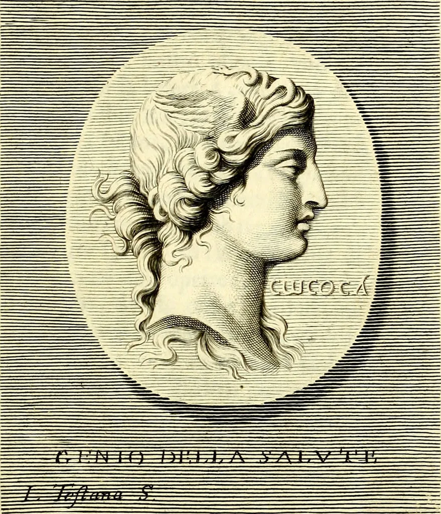 An illustration from Iconografia, cioè disegni d'imagini de famosissimi monarchi, regi, filosofi, poeti ed oratori dell'antichità, cauati, 1669, leaf 428