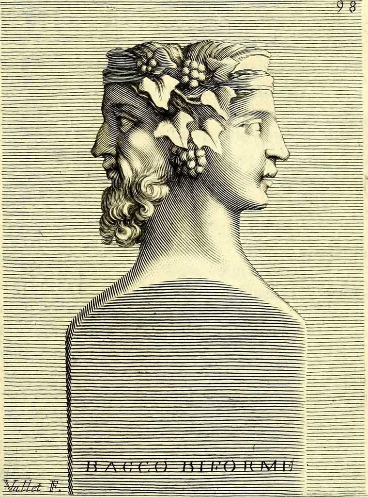 An illustration from Iconografia, cioè disegni d'imagini de famosissimi monarchi, regi, filosofi, poeti ed oratori dell'antichità, cauati, 1669, leaf 436
