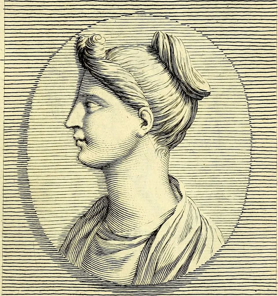 An illustration from Iconografia, cioè disegni d'imagini de famosissimi monarchi, regi, filosofi, poeti ed oratori dell'antichità, cauati, 1669, leaf 474