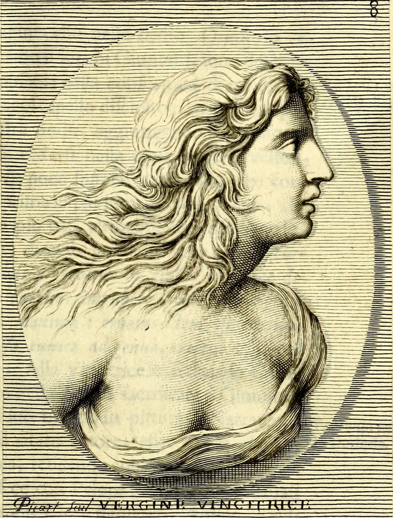 An illustration from Iconografia, cioè disegni d'imagini de famosissimi monarchi, regi, filosofi, poeti ed oratori dell'antichità, cauati, 1669, leaf 54