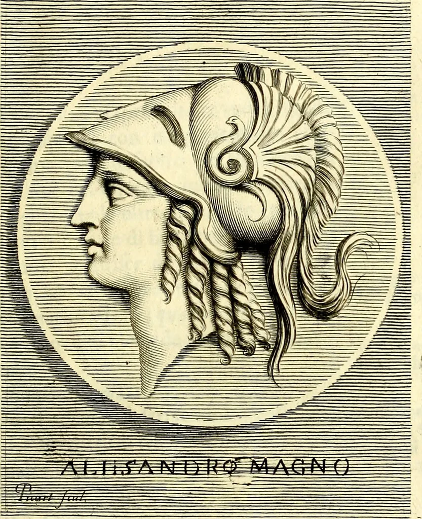 An illustration from Iconografia, cioè disegni d'imagini de famosissimi monarchi, regi, filosofi, poeti ed oratori dell'antichità, cauati, 1669, leaf 84