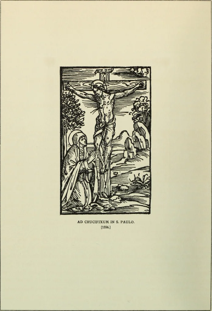 An illustration from Iconographia Birgittina typographica, 1915, leaf 31