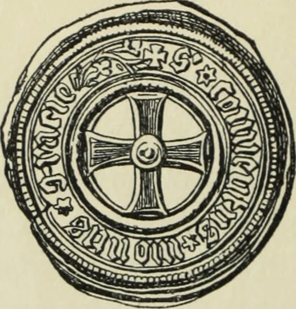 An illustration from Iconographia Birgittina typographica, 1915, leaf 33