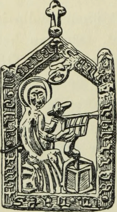 An illustration from Iconographia Birgittina typographica, 1915, leaf 41