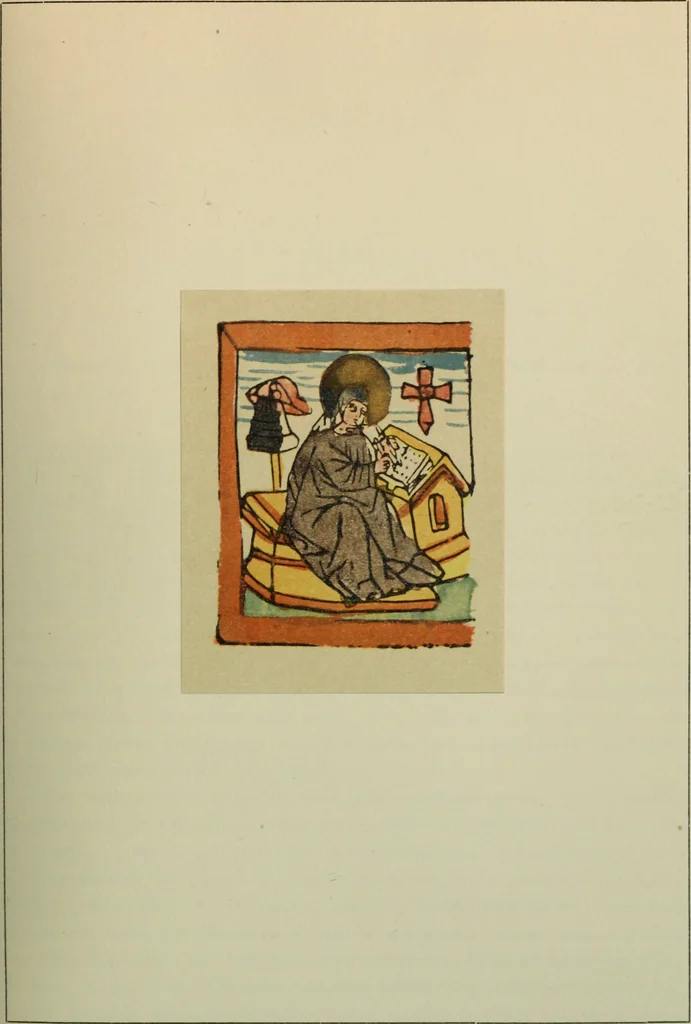 An illustration from Iconographia Birgittina typographica, 1915, leaf 78