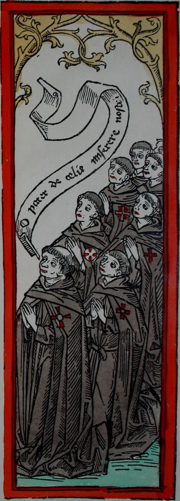 An illustration from Iconographia Birgittina typographica, 1915, leaf 88