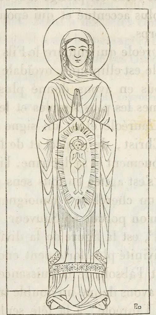 An illustration from Iconographie chrétienne. Histoire de Dieu, 1843, leaf 295