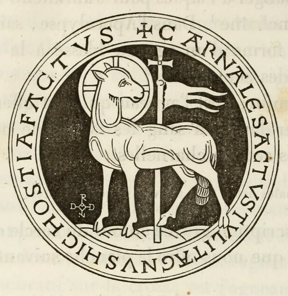 An illustration from Iconographie chrétienne. Histoire de Dieu, 1843, leaf 334