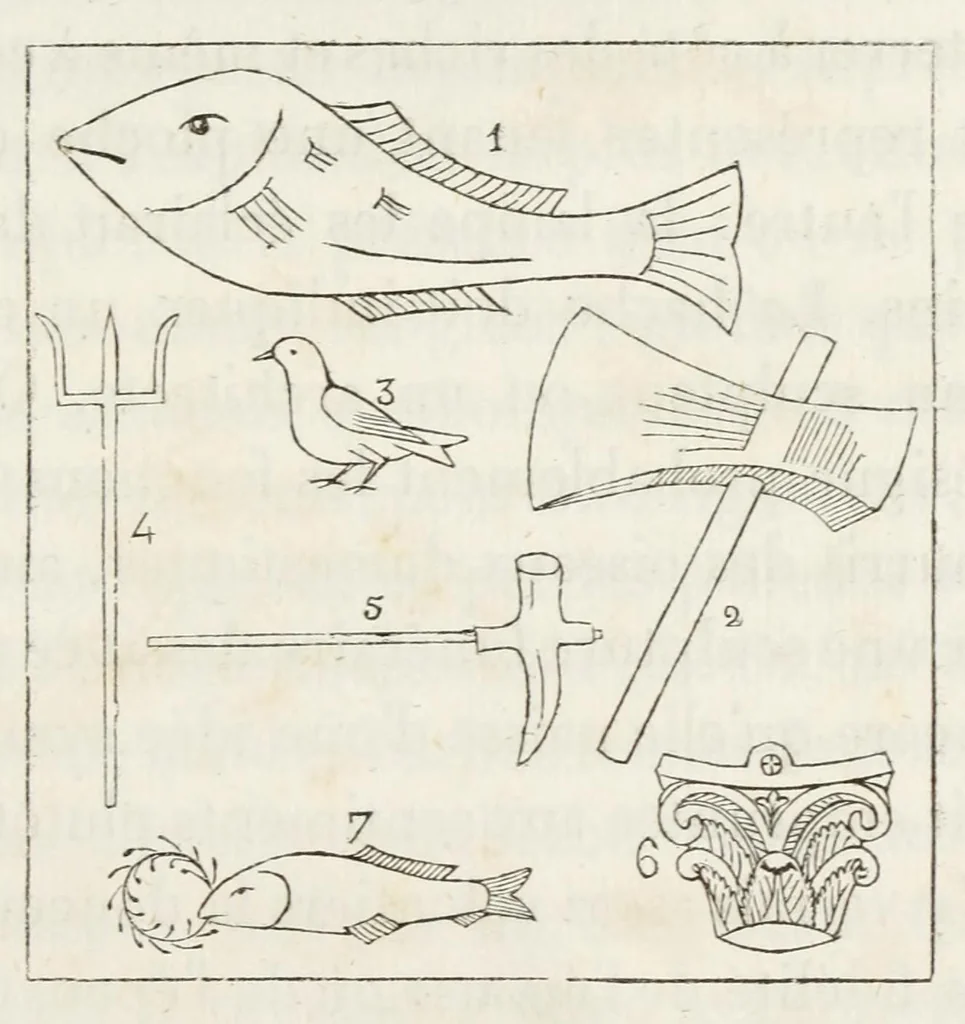 An illustration from Iconographie chrétienne. Histoire de Dieu, 1843, leaf 375