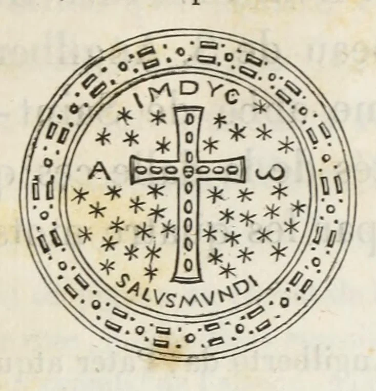 An illustration from Iconographie chrétienne. Histoire de Dieu, 1843, leaf 415