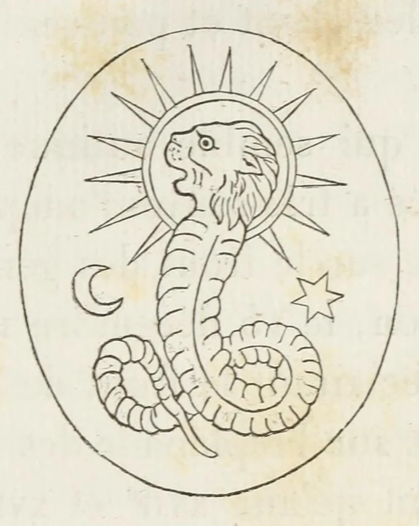 An illustration from Iconographie chrétienne. Histoire de Dieu, 1843, leaf 47