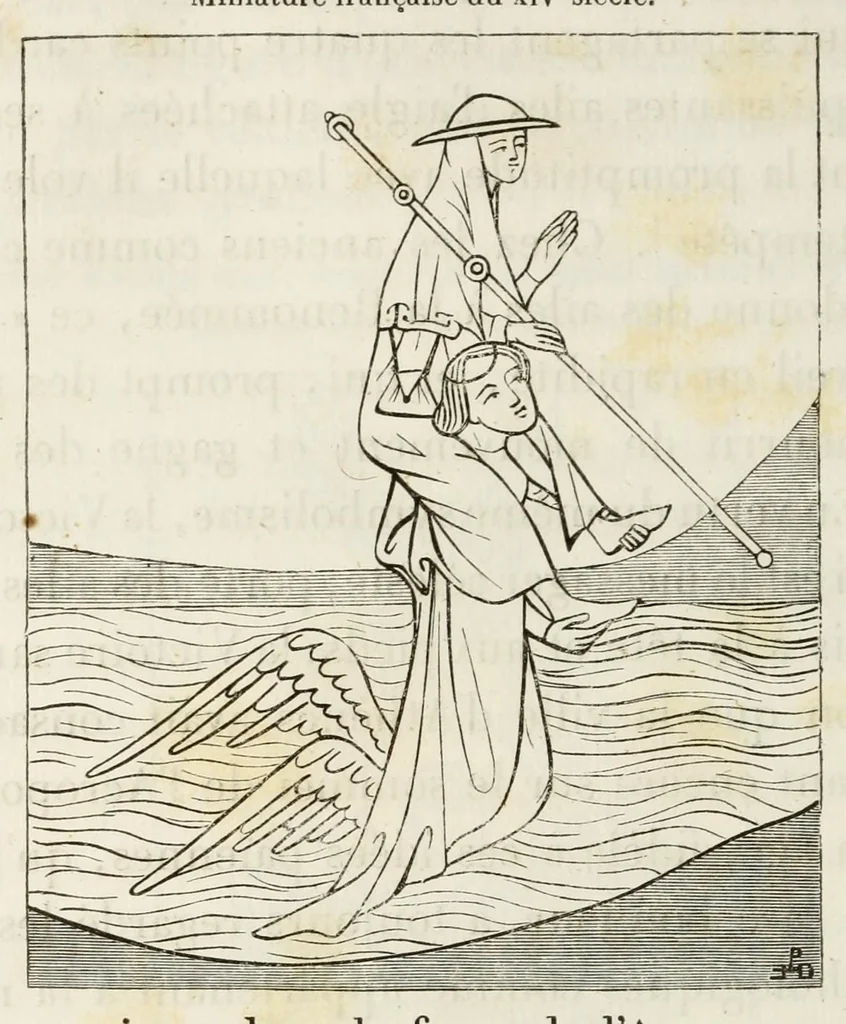 An illustration from Iconographie chrétienne. Histoire de Dieu, 1843, leaf 474