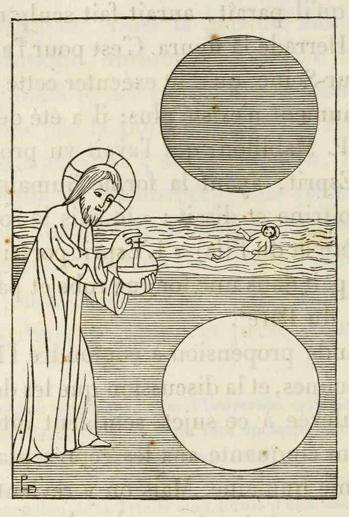 An illustration from Iconographie chrétienne. Histoire de Dieu, 1843, leaf 490